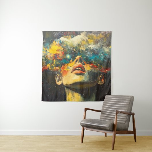 Ein Simulatives Universum Wandteppich (Beispiel)