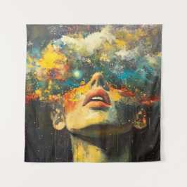 Ein Simulatives Universum Wandteppich