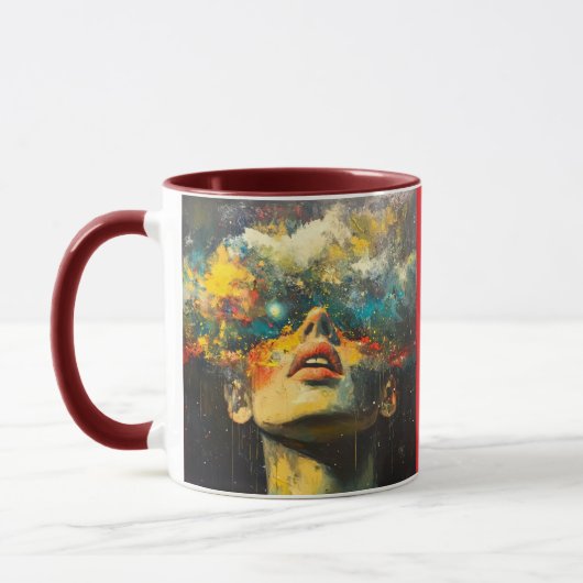 Ein simuliertes Universum Tasse (Links)