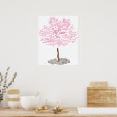 Ein Single Cherry Blossom Tree Poster (Küche)