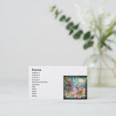 Ein Single Hummingbird Visitenkarte (Stehend Vorderseite)