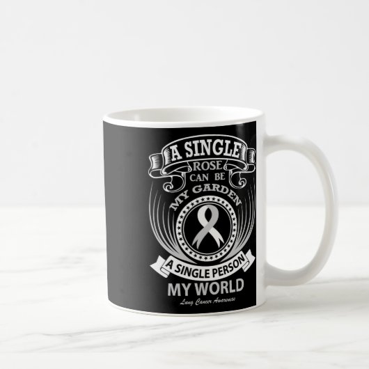 Ein Single kann mein Lungenkrebs sein Kaffeetasse (Rechts)