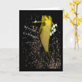 Ein Single Karte (Gelbe Blume)