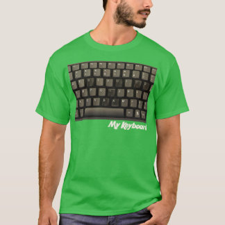 Ein Single mit Tastatur T-Shirt
