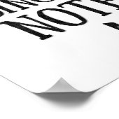 Ein Single-Note-Poster Poster (Ecke)