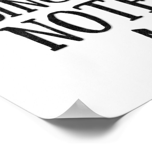 Ein Single-Note-Poster Poster (Ecke)