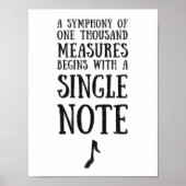 Ein Single-Note-Poster Poster (Vorne)
