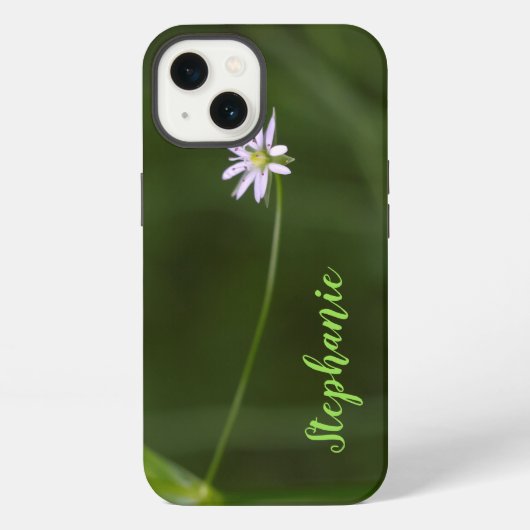 Ein Single Perfekte Blume iPhone Hülle (Rückseite)