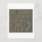 Ein Single Postkarte (Vorderseite)