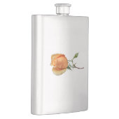 Ein Single Rose Schneiden Flachmann (Rechts)