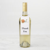 Ein Single Rose Schneiden Flaschenanhänger (Auf Flasche)