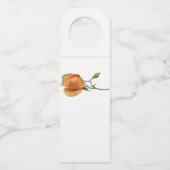Ein Single Rose Schneiden Flaschenanhänger (Rückseite)