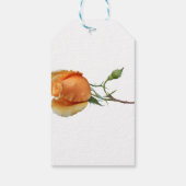 Ein Single Rose Schneiden Geschenkanhänger (Rückseite)