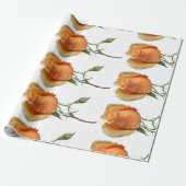 Ein Single Rose Schneiden Geschenkpapier (Ungerollt)