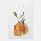 Ein Single Rose Schneiden Geschirrtuch (Vertikal)