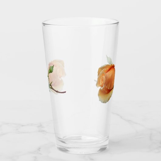 Ein Single Rose Schneiden Glas (Rechts)