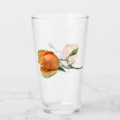 Ein Single Rose Schneiden Glas (Vorderseite)