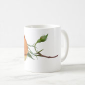 Ein Single Rose Schneiden Kaffeetasse (VorderseiteRechts)