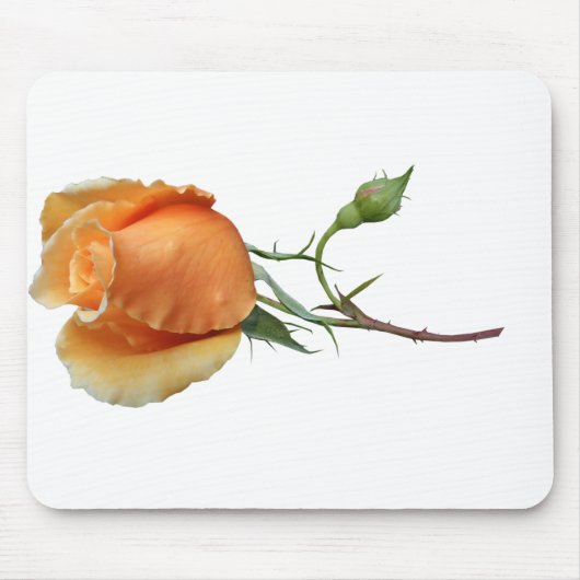 Ein Single Rose Schneiden Mousepad (Vorne)