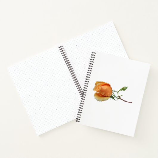 Ein Single Rose Schneiden Notizblock (Innenseite)