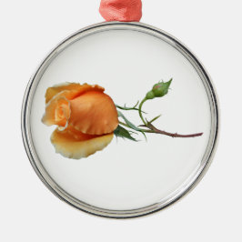 Ein Single Rose Schneiden Ornament Aus Metall