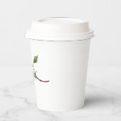 Ein Single Rose Schneiden Pappbecher (Links)