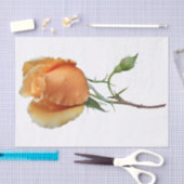 Ein Single Rose Schneiden Seidenpapier (Handwerk)