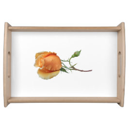 Ein Single Rose Schneiden Serviertablett