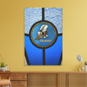 Ein Single-Seabelogo Leinwanddruck (Insitu (Wohnzimmer))