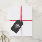 Ein Single Snowflake Geschenkanhänger (Mit Garn)