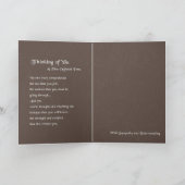 Ein Single - tiefste Sympathiekarte Karte (Innenseite)