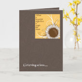 Ein Single - tiefste Sympathiekarte Karte (Gelbe Blume)