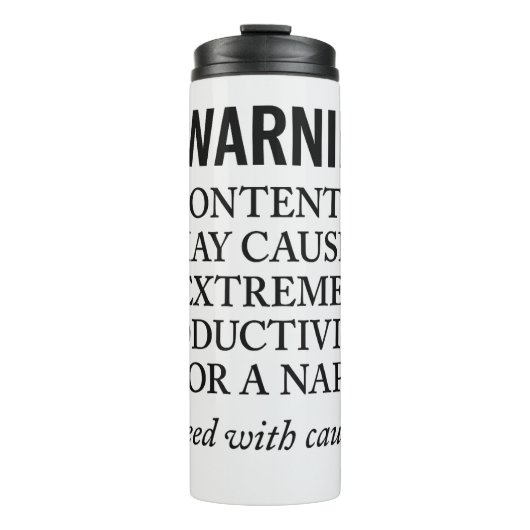 Ein Sip to Focus, ein Sip to Daydream! Thermosbecher (Vorderseite)
