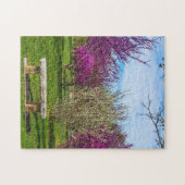 Ein Sitzplatz in der Frühlingssaison Puzzle (Horizontal)