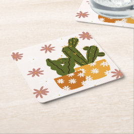 Ein skandinavisches Kunstmuster ohne Grenzen Rechteckiger Pappuntersetzer