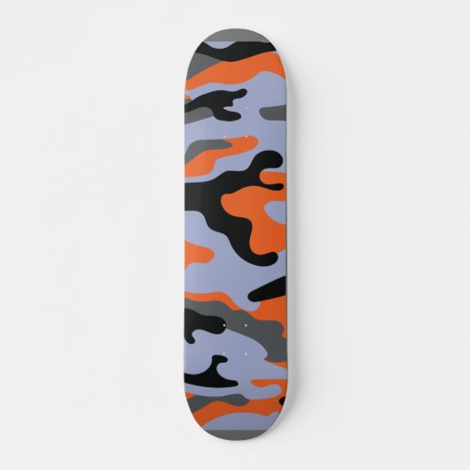 Ein Skateboard mit einem lebendigen Design. (Vorne)