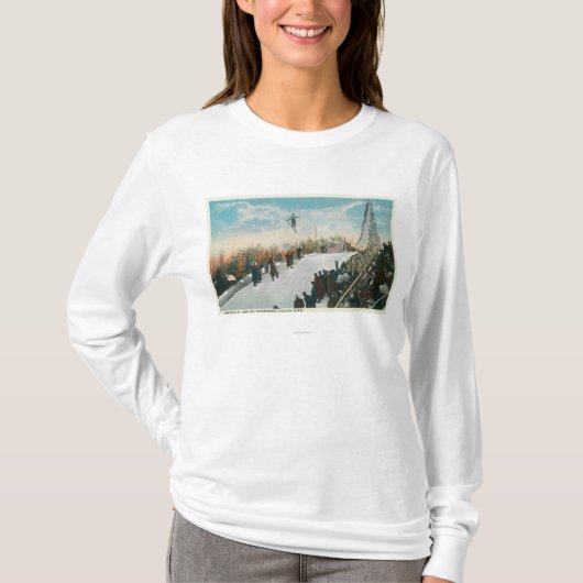 Ein Ski-Turnier-Sprung T-Shirt (Vorderseite)