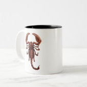 Ein Skorpion Zweifarbige Tasse (Vorderseite Links)