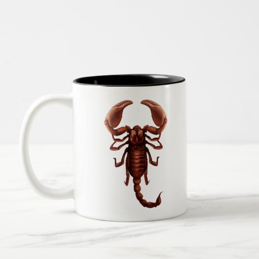 Ein Skorpion Zweifarbige Tasse (Links)