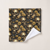 Ein Skull und Rose Serie Design 8 Badhandtuch Set (Waschlappen)