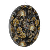 Ein Skull und Rose Serie Design 8 Dartscheibe (Vorderseite Links)