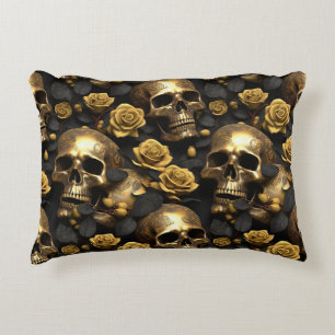 Ein Skull und Rose Serie Design 8 Dekokissen