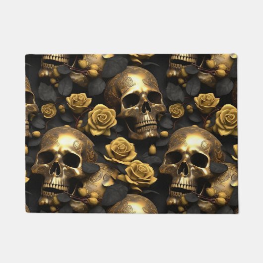 Ein Skull und Rose Serie Design 8 Fußmatte (Vorderseite)