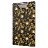 Ein Skull und Rose Serie Design 8 Klemmbrett (Links)