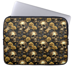 Ein Skull und Rose Serie Design 8 Laptopschutzhülle