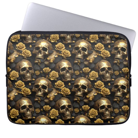 Ein Skull und Rose Serie Design 8 Laptopschutzhülle (Vorderseite)