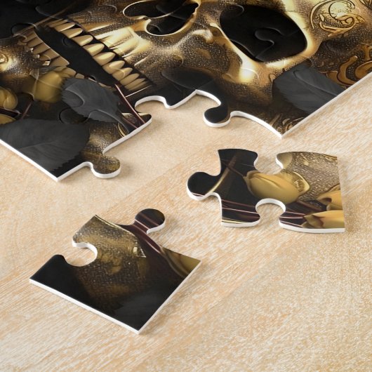 Ein Skull und Rose Serie Design 8 Puzzle (Seite)