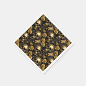 Ein Skull und Rose Serie Design 8 Serviette (Ecke)