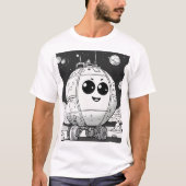 Ein skurriler Aufkleber zur Illustration einer frö T-Shirt (Vorderseite)