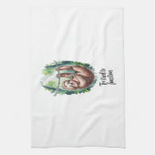 Ein Sloth Wild Animal müde Geschirrtuch (Vertikal)